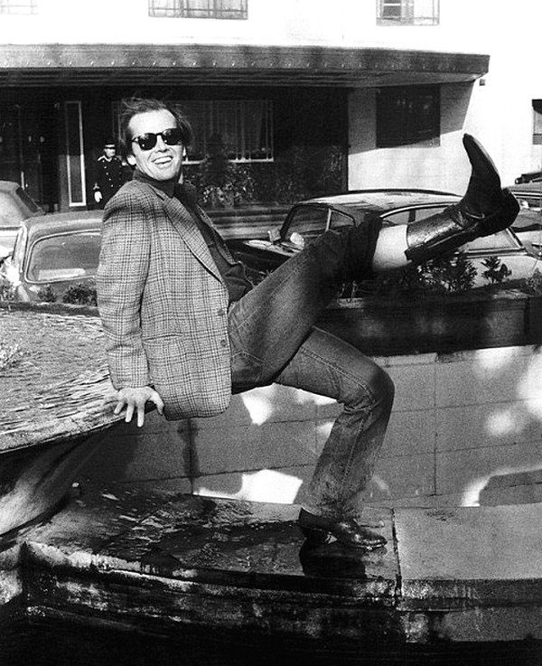 Джек Николсон, сфотографированный Джеком Робинсоном , 1976.
