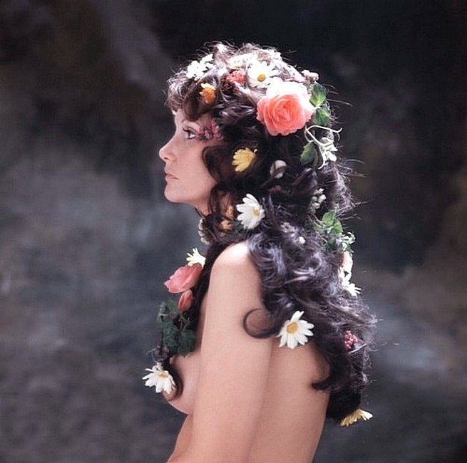 Линда Лавлейс - звезда фильма -Глубокая глотка-. 1973.