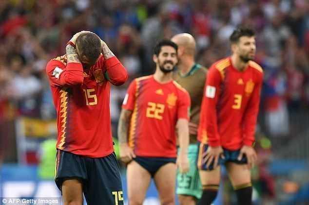 Реакция испанцев на проигрыш в серии пенальти