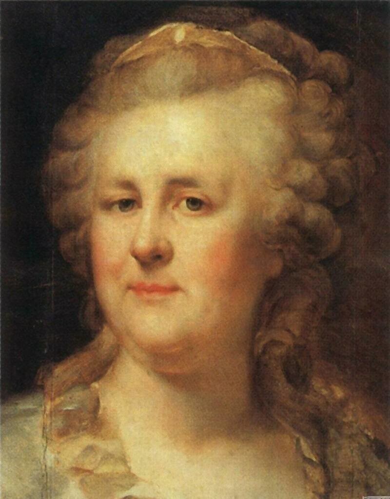 И. Б. Лампи-Ст. Портрет Екатерины Великой. 1790-е.