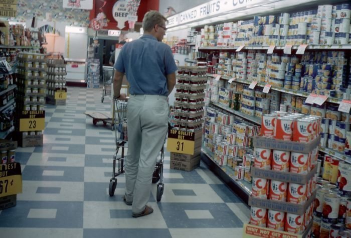 Супермаркет в Мичигане, 1962 год 