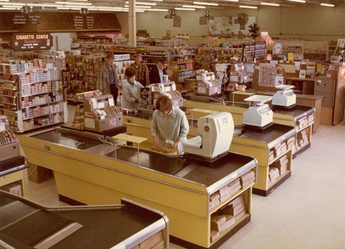 Интерьер Northland Foods, Тиф-Ривер-Фолс, Миннесота, 1970-е 