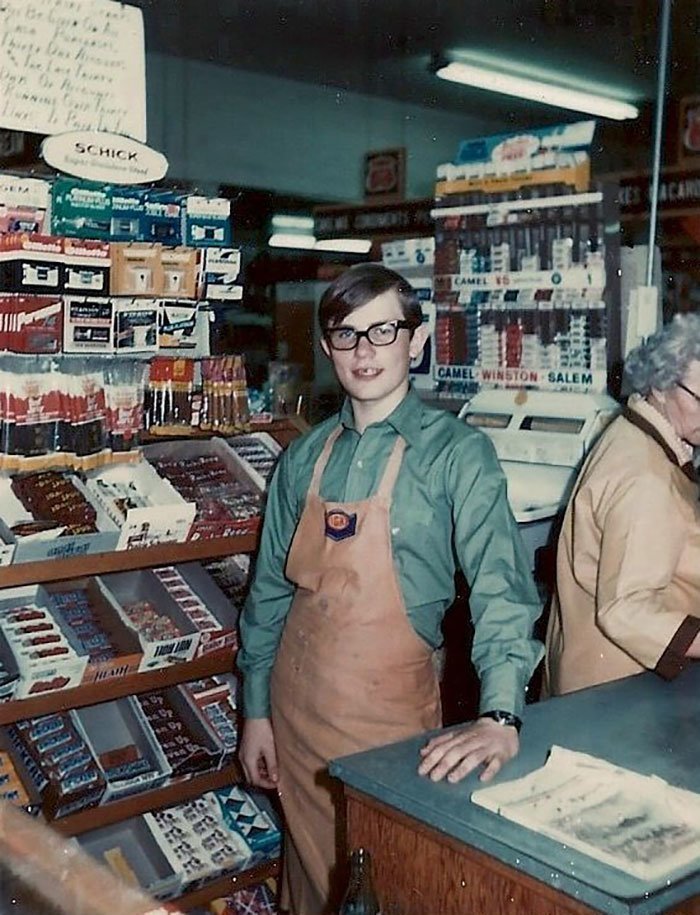 Небольшой сельский магазин продовольственных товаров на юго-востоке Айдахо, 1972 год 