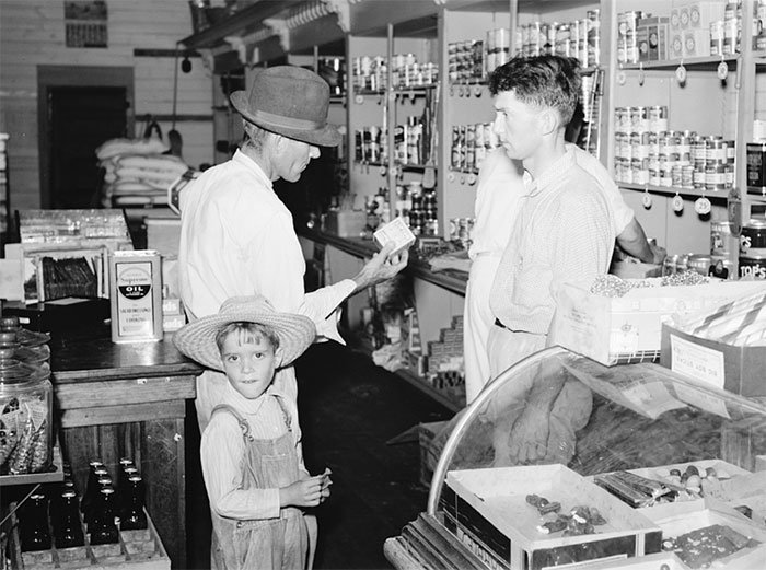 Кооперативный магазин, Ирвинвилл, Джорджия, 1938 год