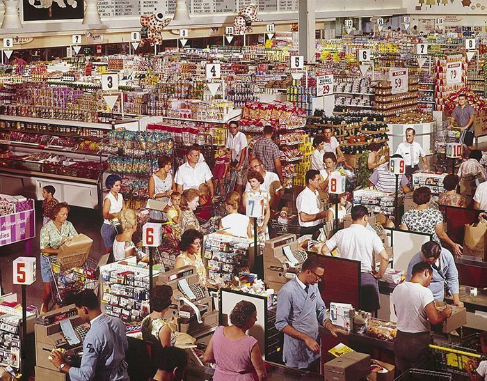 Гипермаркет в Роквилле, Мэриленд, 1964 год