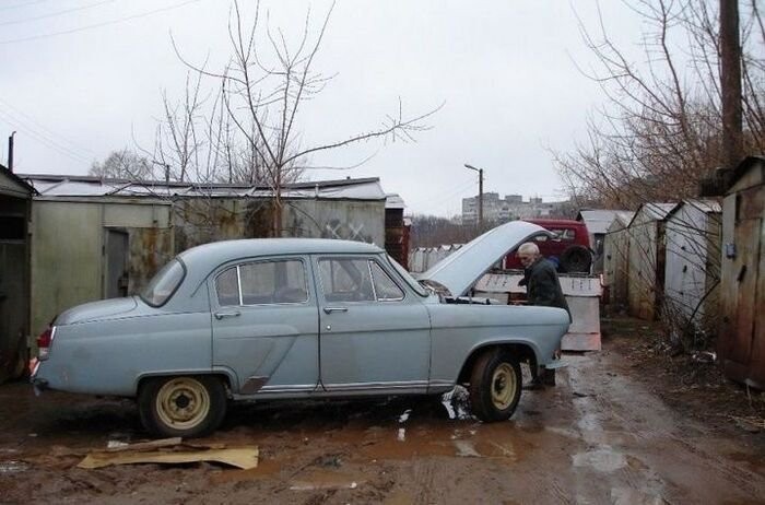 Восстановление старой Волги ГАЗ-21