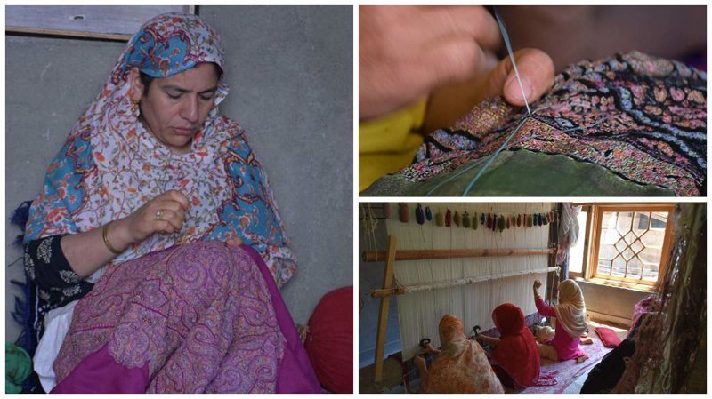Кашмирские ткачи и их удивительное искусство