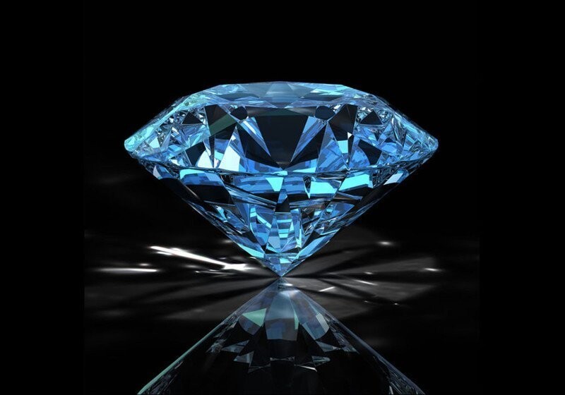 Голубой алмаз.