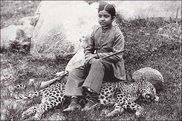 Дочь махарджи, застрелившая пантеру, 1920-е 