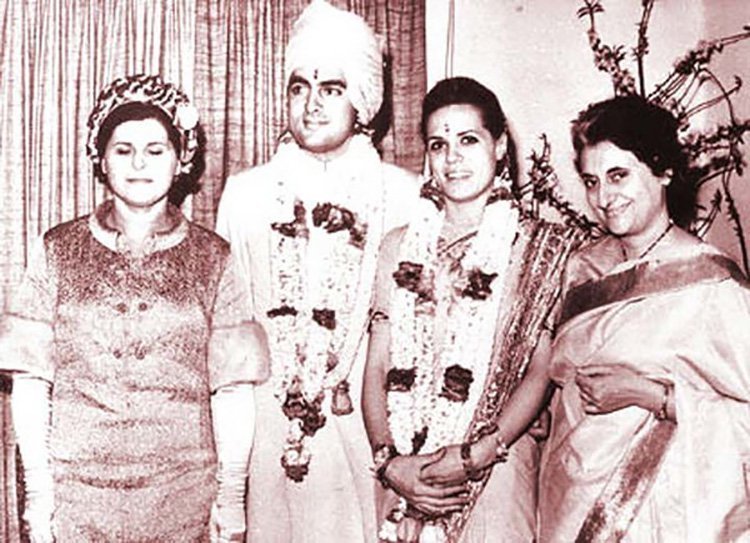 Свадьба Раджива Ганди, премьер-министра Индии в 1984-1989 годах