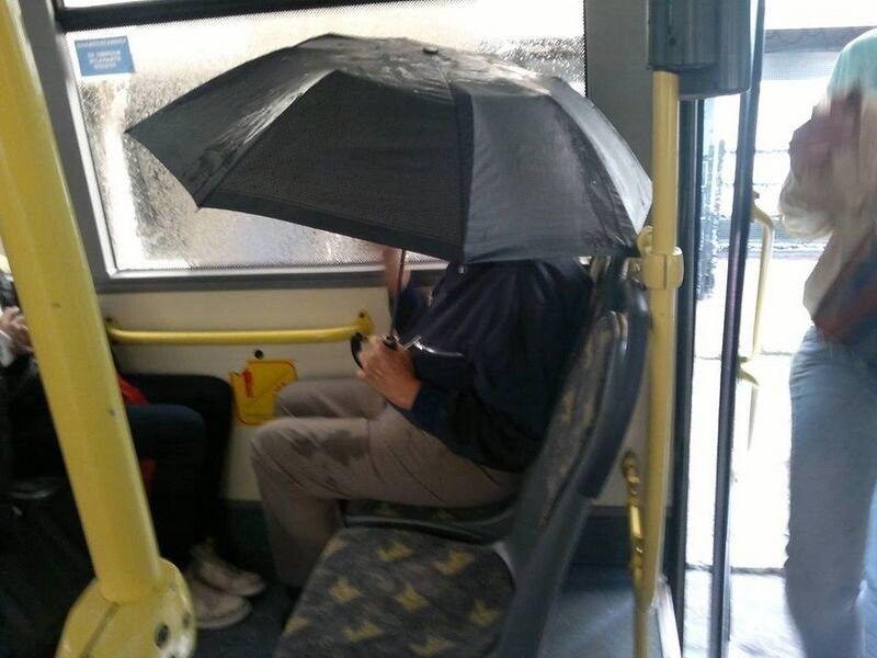 Зачем зонт?