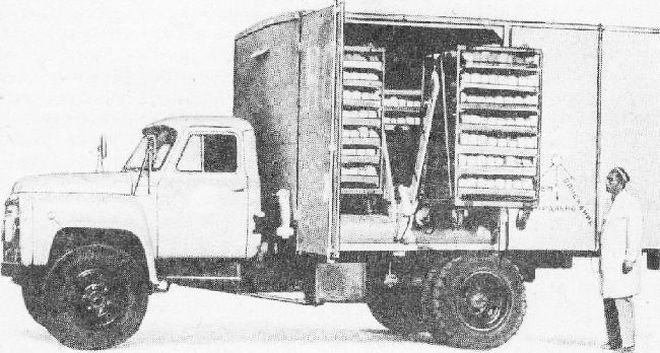 Хлебный фургон на шасси ГАЗ-53А
