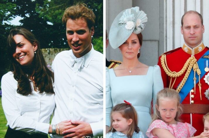 6. Уильям и Кэтрин, герцог и герцогиня Кембриджские - 2005 и 2018