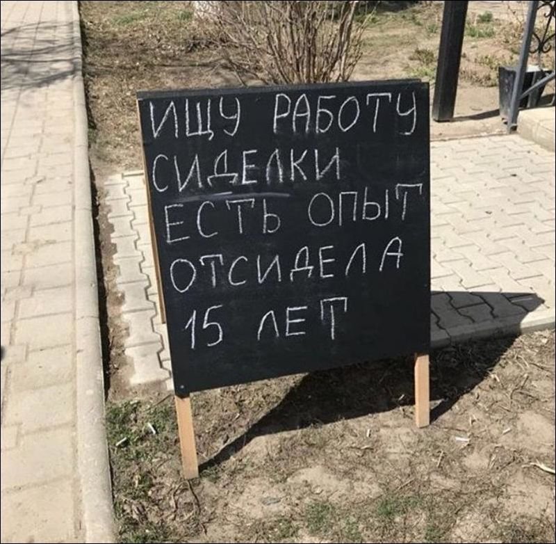 Прикольные надписи и объявления