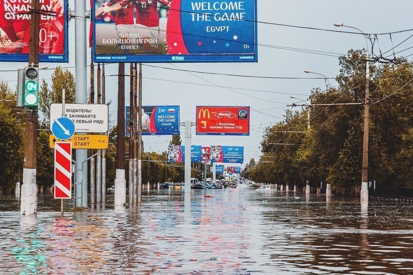 Приплыли: Волгоград вместе со стадионом утонул после дождя