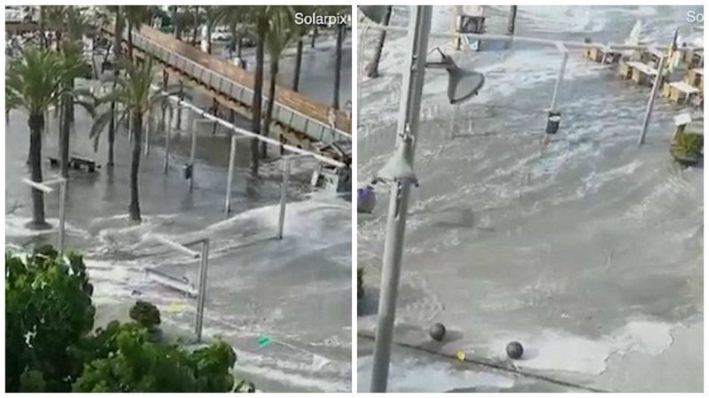 На испанские курорты Мальорку и Менорку обрушилось цунами