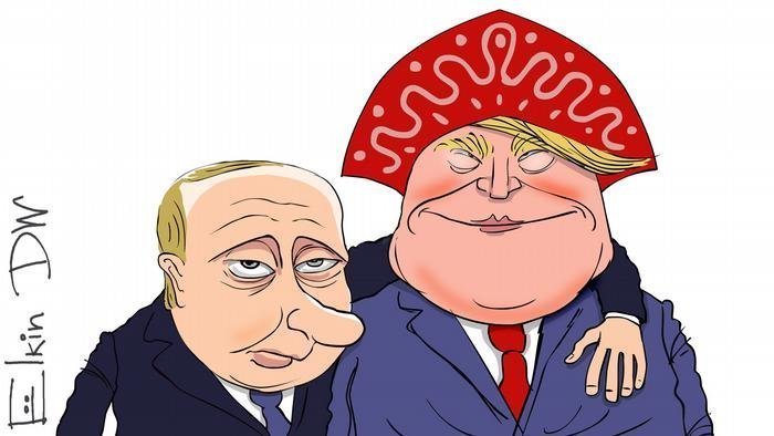 Тотальная ошибка и открытая измена: Саммит Путин-Трамп в зарубежных СМИ и карикатурах