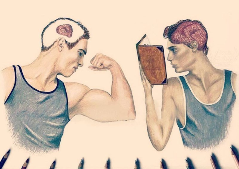 «Тренируй мозг так, как тренируешь тело, и тренируй тело так, как тренируешь мозг. Найди баланс»