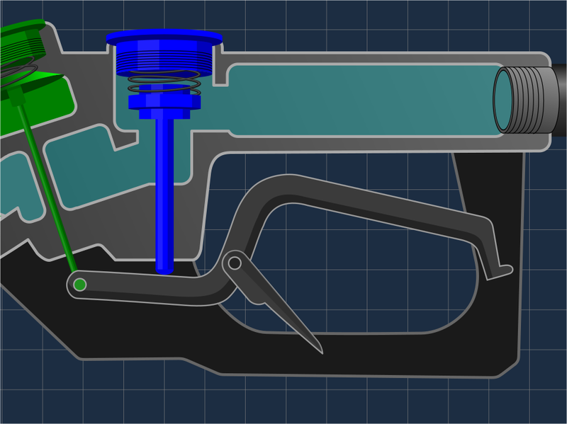 Как пистолет на заправке «узнает», что бензобак полон?