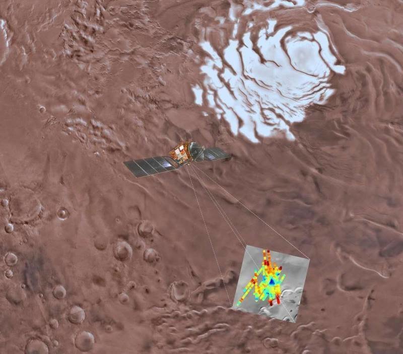 На Марсе обнаружили целое озеро жидкой воды