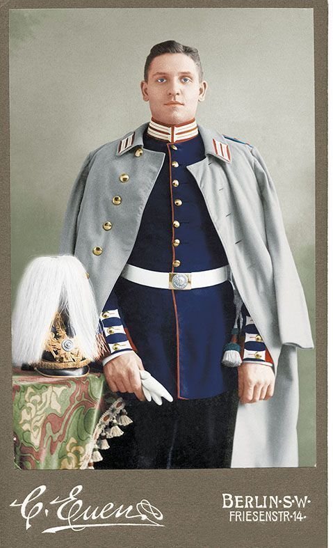 Прусский офицер, конец 19 века