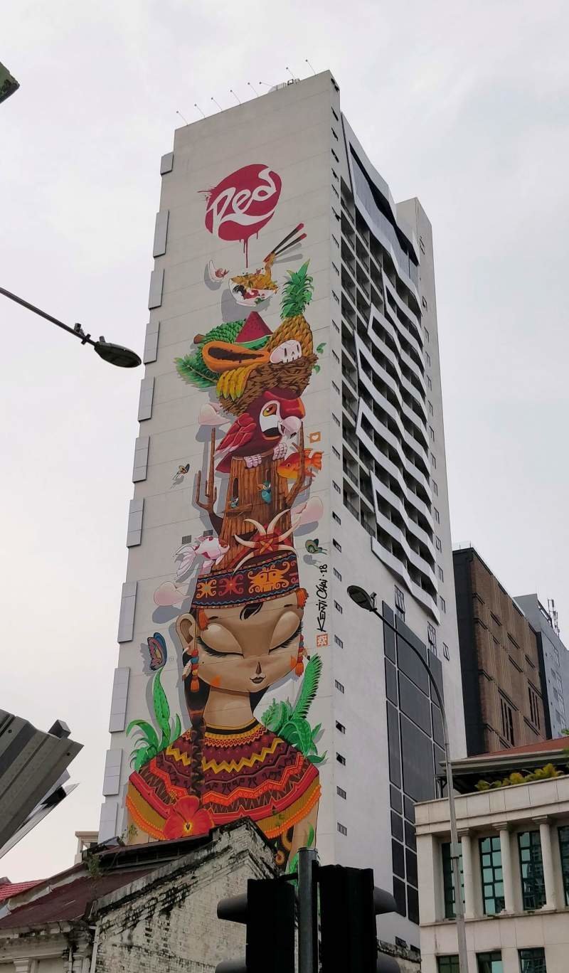 Граффити в Малайзии