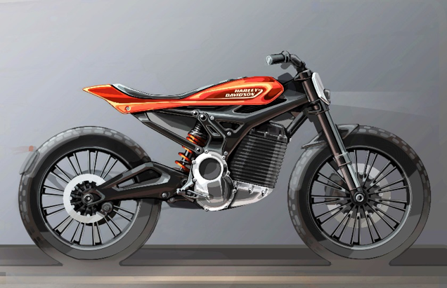 Перспективная электрическая модель Harley-Davidson