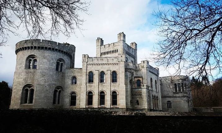 Замок Госфорд, расположенный в Северной Ирландии, был построен в середине 19 века. Внутри него - более 15 спален и десять ванных комнат.