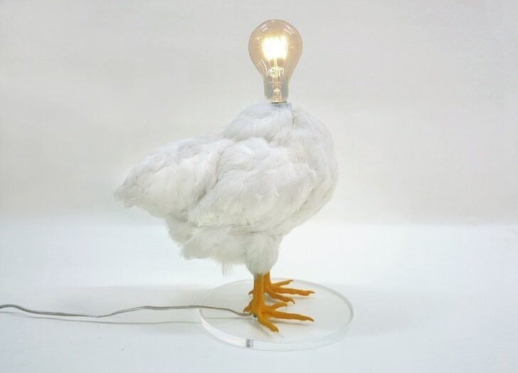 Лампа-курица, которая уж точно не понравится зоозащитникам