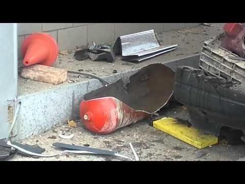 На АЗС в Крыму взорвалась машина с ГБО (баллоны с газом) 
