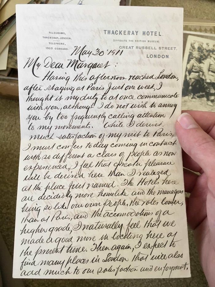 33. Письмо 1911 года