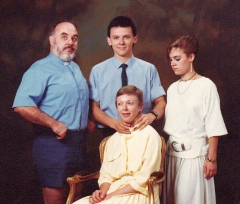 Кладезь идиотизма: семейные фото американцев 1980-х годов