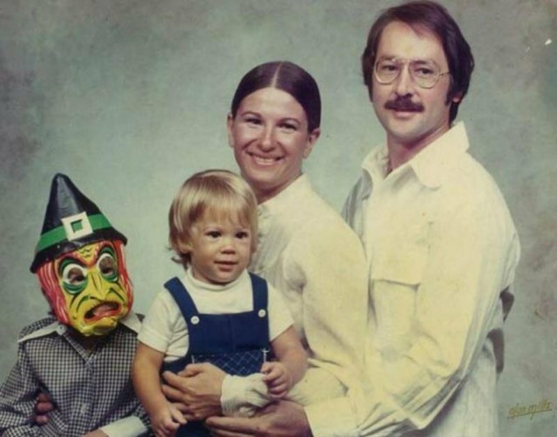 Кладезь идиотизма: семейные фото американцев 1980-х годов