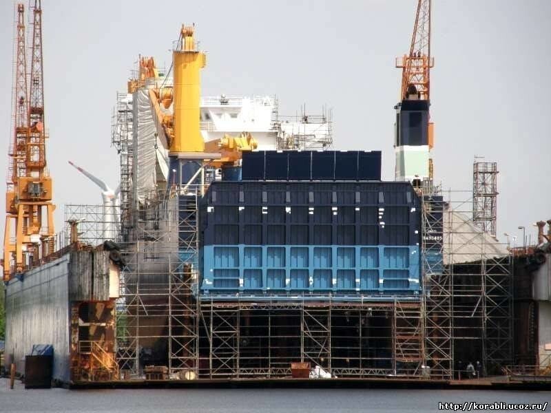 Так строилось транспортное судно «Blue Giant»