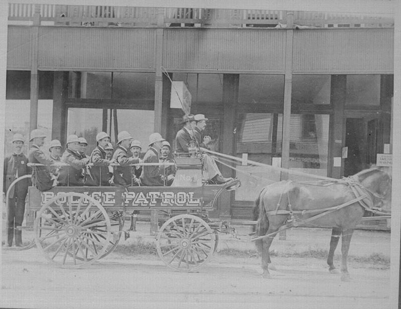 Патрульный экипаж , Тампа, США. 1890-1900 гг.