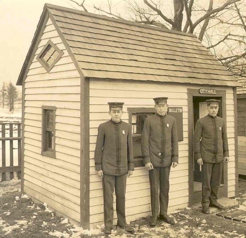 Студенты-полицейские. США, 1911 год.