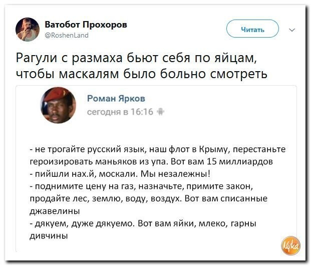 Политические коментарии соцсетей - 556