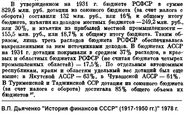 Русские в СССР пахали на народы окраин