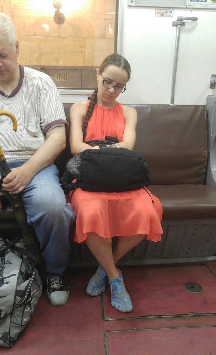 Мода российского метро: фрики из подземки. Возможно, ваши фото уже внутри! от GoodNeon за 14 августа 2018