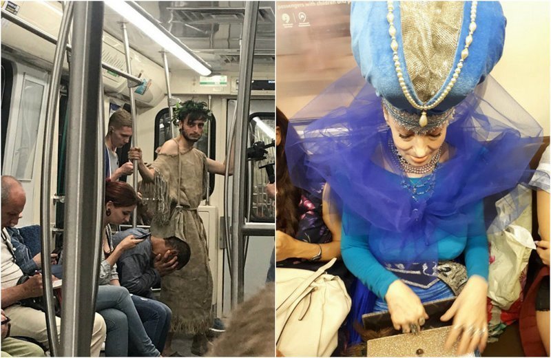 Мода российского метро: фрики из подземки. Возможно, ваши фото уже внутри!
