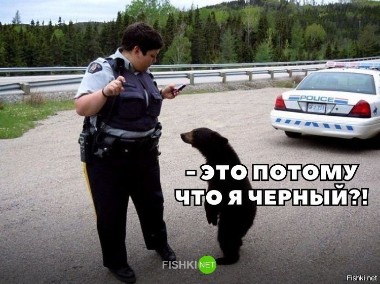 Это потому что я чёрный?