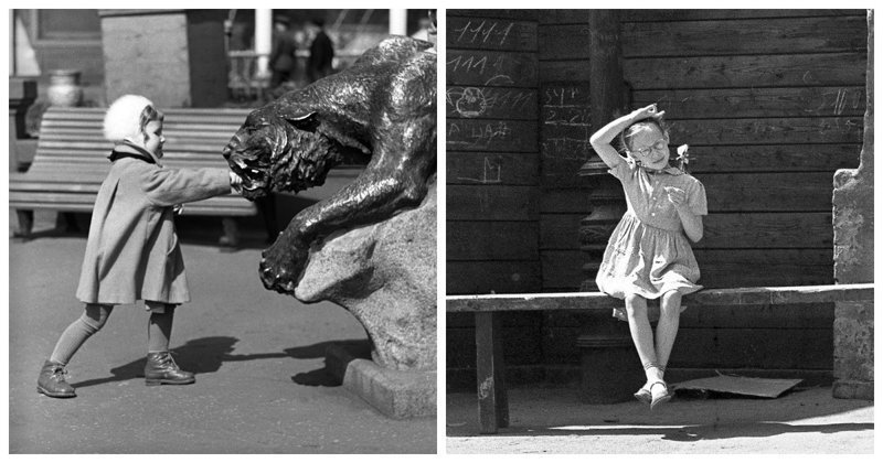 Ностальгические черно-белые фото Москвы 50-60-х годов, сделанные 60 лет назад