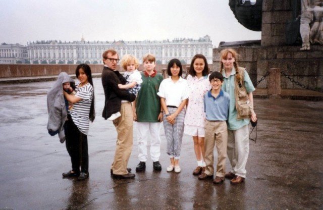 Вуди Аллен с семьей в Ленинграде, 1987