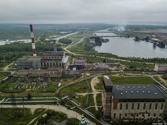 ТЭЦ в непосредственной близости к провалу