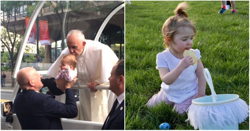 Поцелуй Папы Римского исцелил девочку от рака головного мозга