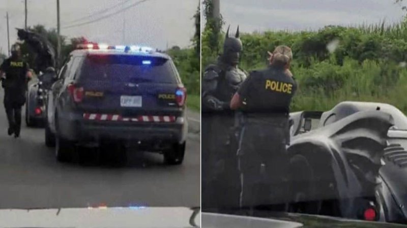 Задержание супергероя: в Канаде полиция остановила Бэтмена