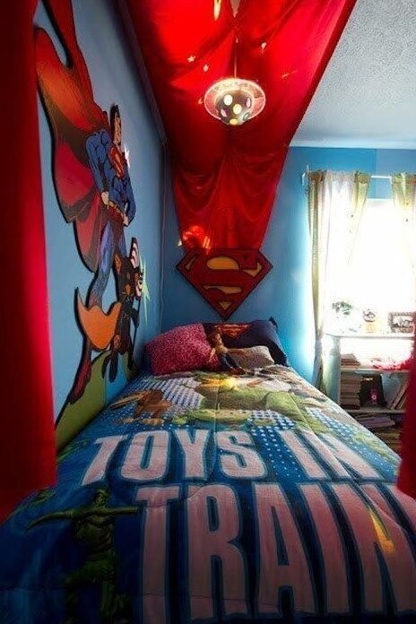 Супергерои в детской комнате