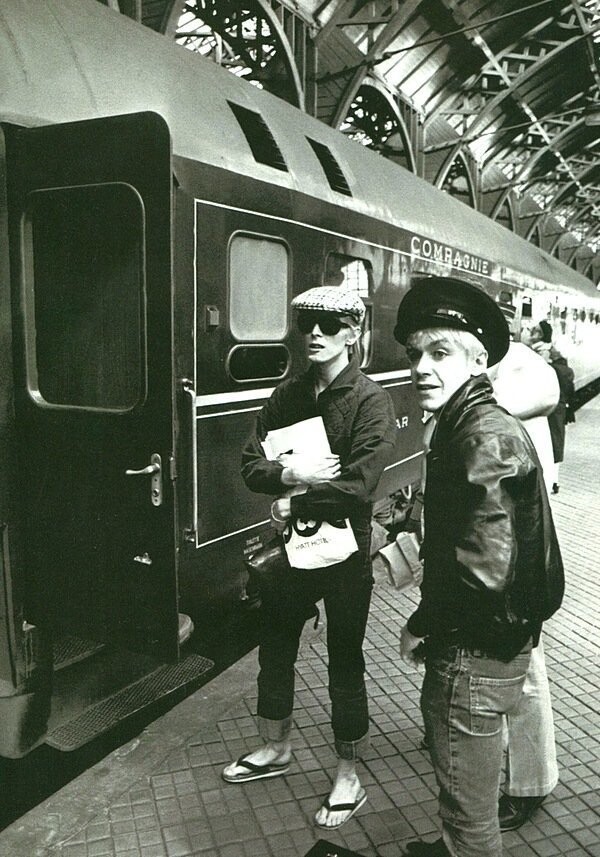 Дэвид Боуи и Игги Поп в Копенгагене, 1976