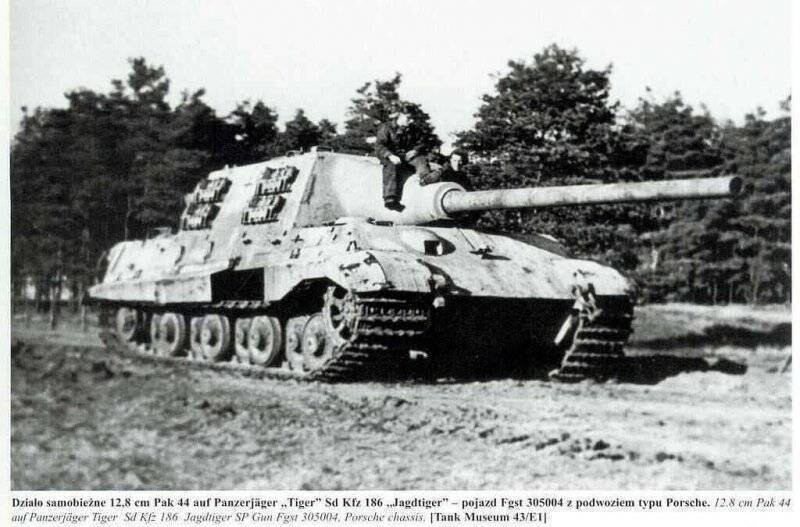Бронетанковая техника Германии во Второй мировой войне. Истребитель танков «Jagdtiger» (Sd Kfz 186)