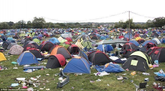 На прошедших выходных десятки тысяч людей посетило музыкальный фестиваль на полях близ английского город Рединг